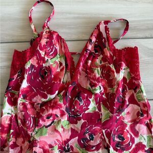 Adore Me Malaya Slip Dress Red Medium NWT